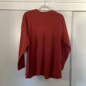 Free people orange tunic